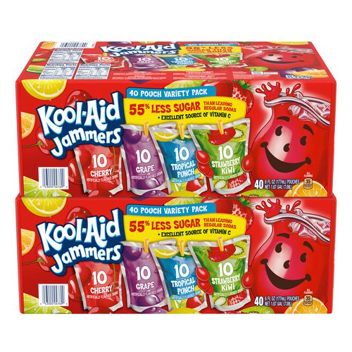 Fruit Juice Pouches Variety Pack, 6 oz, 40 Pouches/Carton, Ships in 1-3 Business Days Fruit Juice Pouches Variety Pack, 6 oz, 40 Pouches/Carton, Ships in 1-3 Business Days