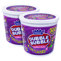 Bubble Gum Assorted Flavor Twist Tub, 0.16 Oz Individually Wrapped, 300/tub, 2 Tubs/carton, Ships In 1-3 Business Days