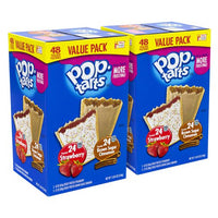 Pop Tarts, Brown Sugar Cinnamon/strawberry, 2/pouch, 24 Pouches Box, 2 Boxes/carton, Ships In 1-3 Business Days