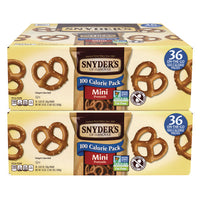 Mini Pretzels. 0.92 Oz Pack, 36 Packs/box, 2 Boxes/carton, Ships In 1-3 Business Days