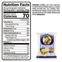 Natural Aged White Cheddar Baked Corn Puffs, 0.5 Oz Bag, 36/box, 2 Boxes/carton, Ships In 1-3 Business Days