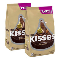 Kisses With Almonds, Milk Chocolate, 32 Oz Pack, 2 Packs/carton, Ships In 1-3 Business Days