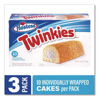 Twinkies, Vanilla, 1.36 Oz Individually Wrapped, 10/pack, 3 Packs/carton