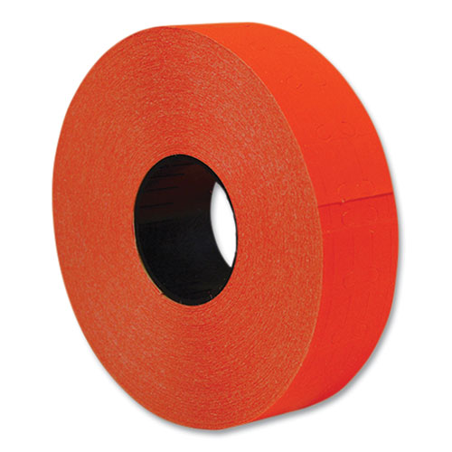 One-line Pricemarker Labels, Red, 2,500 Labels/roll