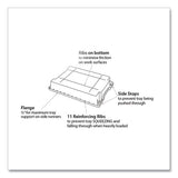 F1 Shallow Trays With Antimicrobial Protection For Storage Frames And Trolleys, 1.85 Gal, 12.28 X 16.81 X 3.25, Kiwi, 8/pack