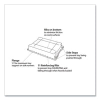 F1 Shallow Trays For Gratnells Storage Frames And Trolleys, 1 Section, 1.85 Gal, 12.28" X 16.81" X 3.25", Royal Blue, 8/pack