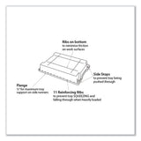 F1 Shallow Trays For Gratnells Storage Frames And Trolleys, 1 Section, 1.85 Gal, 12.28" X 16.81" X 3.25", Light Gray, 8/pack