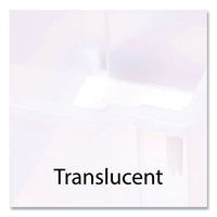 F1 Shallow Trays For Gratnells Storage Frames And Trolleys, 1 Section, 1.85 Gal, 12.28" X 16.81" X 3.25", Trans Frost, 8/pack