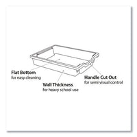 F2 Deep Trays For Gratnells Storage Frames And Trolleys, 1 Section, 3.57 Gal, 12.28" X 16.81" X 6.25", Royal Blue, 6/pack