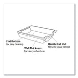 F2 Deep Trays For Gratnells Storage Frames And Trolleys, 1 Section, 3.57 Gal, 12.28" X 16.81" X 6.25", Royal Blue, 6/pack