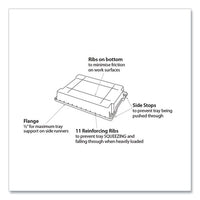 F2 Deep Trays For Gratnells Storage Frames And Trolleys, 1 Section, 3.57 Gal, 12.28" X 16.81" X 6.25", Grass Green, 6/pack