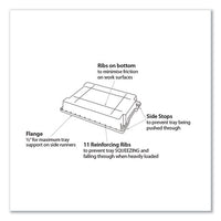 F2 Deep Trays For Gratnells Storage Frames And Trolleys, 1 Section, 3.57 Gal, 12.28" X 16.81" X 6.25", Light Gray, 6/pack