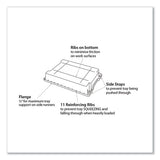F2 Deep Trays For Gratnells Storage Frames And Trolleys, 1 Section, 3.57 Gal, 12.28" X 16.81" X 6.25", Light Gray, 6/pack