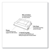 F2 Deep Trays For Gratnells Storage Frames And Trolleys, 1 Section, 3.57 Gal, 12.28" X 16.81" X 6.25", Trans Frost, 6/pack