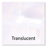 Callero Plus Treble Column Trolley Set 13, Metal, 1 Shelf, 12 F2 Deep Bins, 40.6" X 17.3" X 41.5", Silver/translucent Frost