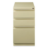 Full-width Pull 20 Deep Mobile Pedestal File, Box/box/file, Letter, Putty, 15 X 19.88 X 27.75, Ships In 4-6 Business Days