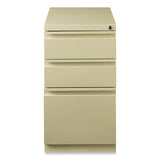 Full-width Pull 20 Deep Mobile Pedestal File, Box/box/file, Letter, Putty, 15 X 19.88 X 27.75, Ships In 4-6 Business Days