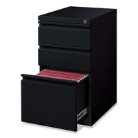 Full-width Pull 20 Deep Mobile Pedestal File, Box/box/file, Letter, Black, 15 X 19.88 X 27.75, Ships In 4-6 Business Days