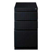 Full-width Pull 20 Deep Mobile Pedestal File, Box/box/file, Letter, Black, 15 X 19.88 X 27.75, Ships In 4-6 Business Days