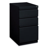 Full-width Pull 20 Deep Mobile Pedestal File, Box/box/file, Letter, Black, 15 X 19.88 X 27.75, Ships In 4-6 Business Days