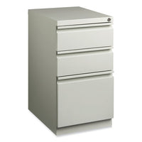 Full-width Pull 20 Deep Mobile Pedestal File, Box/box/file, Letter, Lt Gray, 15 X 19.88 X 27.75, Ships In 4-6 Business Days