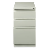 Full-width Pull 20 Deep Mobile Pedestal File, Box/box/file, Letter, Lt Gray, 15 X 19.88 X 27.75, Ships In 4-6 Business Days