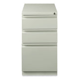Full-width Pull 20 Deep Mobile Pedestal File, Box/box/file, Letter, Lt Gray, 15 X 19.88 X 27.75, Ships In 4-6 Business Days
