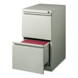 Full-width Pull 20 Deep Mobile Pedestal File, File/file, Letter, Light Gray, 15 X 19.88 X 27.75, Ships In 4-6 Business Days