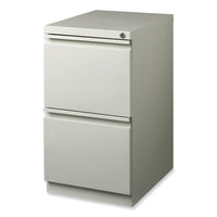 Full-width Pull 20 Deep Mobile Pedestal File, File/file, Letter, Light Gray, 15 X 19.88 X 27.75, Ships In 4-6 Business Days
