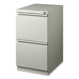Full-width Pull 20 Deep Mobile Pedestal File, File/file, Letter, Light Gray, 15 X 19.88 X 27.75, Ships In 4-6 Business Days