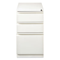 Full-width Pull 20 Deep Mobile Pedestal File,  Box/box/file, Letter, White, 15 X 19.88 X 27.75, Ships In 4-6 Business Days