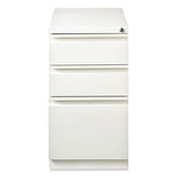 Full-width Pull 20 Deep Mobile Pedestal File,  Box/box/file, Letter, White, 15 X 19.88 X 27.75, Ships In 4-6 Business Days