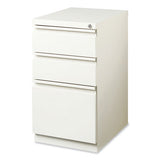 Full-width Pull 20 Deep Mobile Pedestal File,  Box/box/file, Letter, White, 15 X 19.88 X 27.75, Ships In 4-6 Business Days