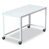 Rta Mobile Desk, 47.45 X 23.88 X 29.6, White, Ships In 4-6 Business Days
