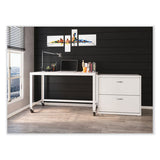 Rta Mobile Desk, 47.45 X 23.88 X 29.6, White, Ships In 4-6 Business Days
