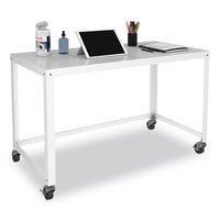 Rta Mobile Desk, 47.45 X 23.88 X 29.6, White, Ships In 4-6 Business Days
