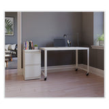 Rta Mobile Desk, 47.45 X 23.88 X 29.6, White, Ships In 4-6 Business Days
