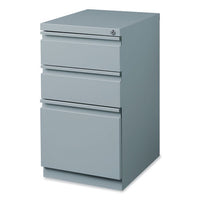 Full-width Pull 20 Deep Mobile Pedestal File, Box/box/file, Letter, Platinum, 15 X 19.88 X 27.75, Ships In 4-6 Business Days