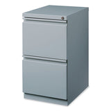 Full-width Pull 20 Deep Mobile Pedestal File, File/file, Letter, Platinum, 15 X 19.88 X 27.75, Ships In 4-6 Business Days