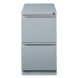 Full-width Pull 20 Deep Mobile Pedestal File, File/file, Letter, Platinum, 15 X 19.88 X 27.75, Ships In 4-6 Business Days