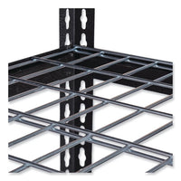 Iron Horse 2300 Wire Deck Shelving, Four-shelf, 36w X 18d X 60h, Black, Ships In 4-6 Business Days