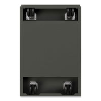 Arch Pull 20 Deep Mobile Pedestal File, 2 Drawer, Box/file, Letter, Charcoal, 15 X 19.88 X 23.75, Ships In 4-6 Business Days