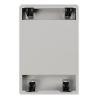 Full-width Pull 20 Deep Mobile Pedestal File, Box/box/file, Letter, Arctic Silver, 15x19.88x27.75,ships In 4-6 Business Days