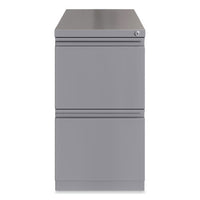 Full-width Pull 20 Deep Mobile Pedestal File, File/file, Letter, Arctic Silver,15 X 19.88 X 27.75,ships In 4-6 Business Days