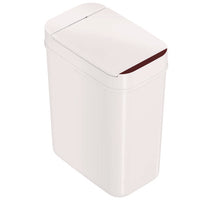 Plastic Sensor Trash Can, 3 Gal, Plastic, White