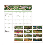 Recycled Gardens Of The World Monthly Wall Calendar, Garden Scene Photography, 12 X 12, White Sheets, 12-month (jan-dec):2025