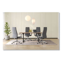 Cofi Executive High Back Chair, Supports Up To 300 Lb, 15.5 To 20.5 Seat Height, Graphite Seat/back, Polished Aluminum Base