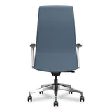Cofi Executive High Back Chair, Supports Up To 300 Lb,15.5 To 20.5 Seat Height, Nimbus Seat/back, Polished Aluminum Base