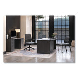 Cipher Mesh Back Guest Chair, 24.25" X 24.13" X 33.5", Black Seat, Charcoal Back, Charcoal Base, Ships In 7-10 Business Days