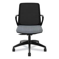 Cliq Office Chair, Supports Up To 300 Lb, 17" To 22" Seat Height, Basalt Seat/black Back/base, Ships In 7-10 Business Days